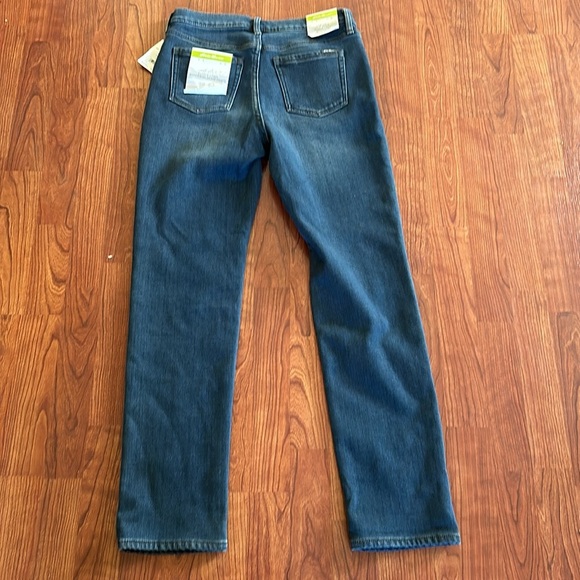 Eddie Bauer fleece lined boyfriend jeans size 8. NWT. - Picture 3 of 8